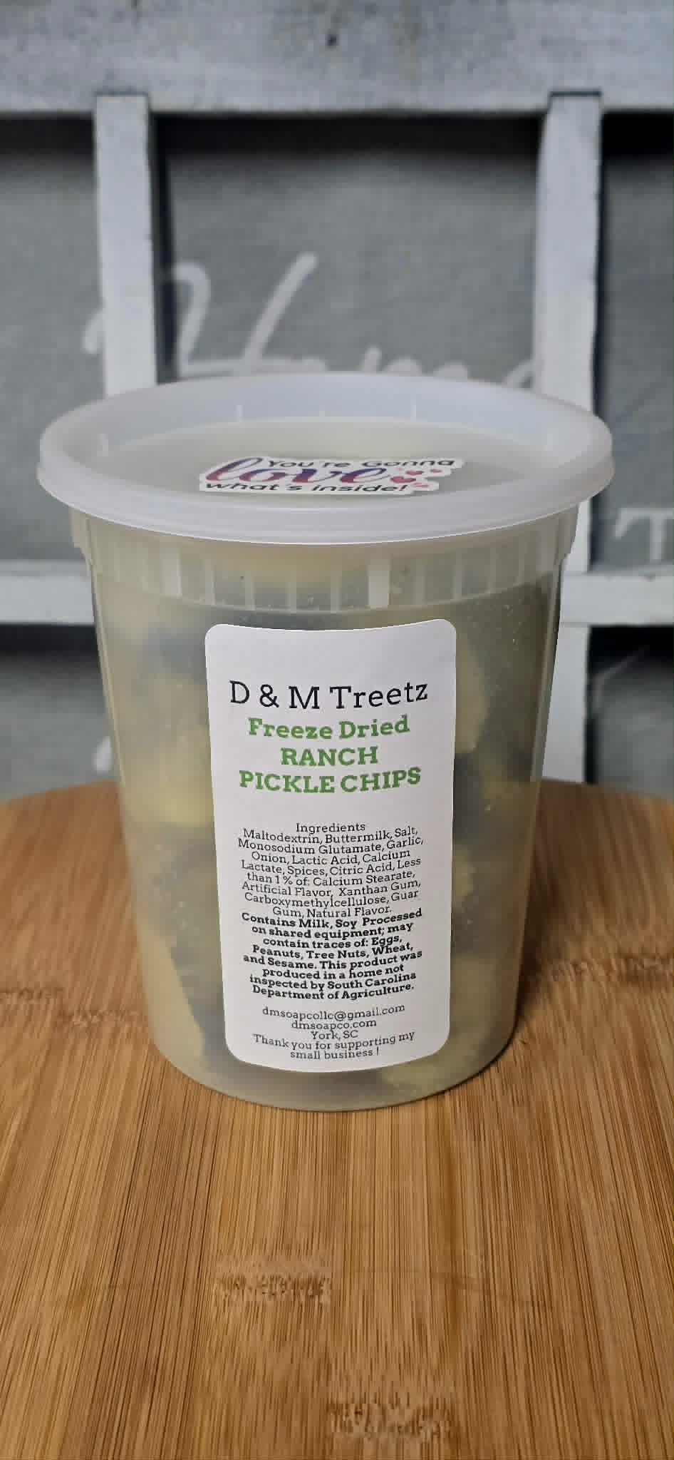 Freeze Dried Ranch Pickles